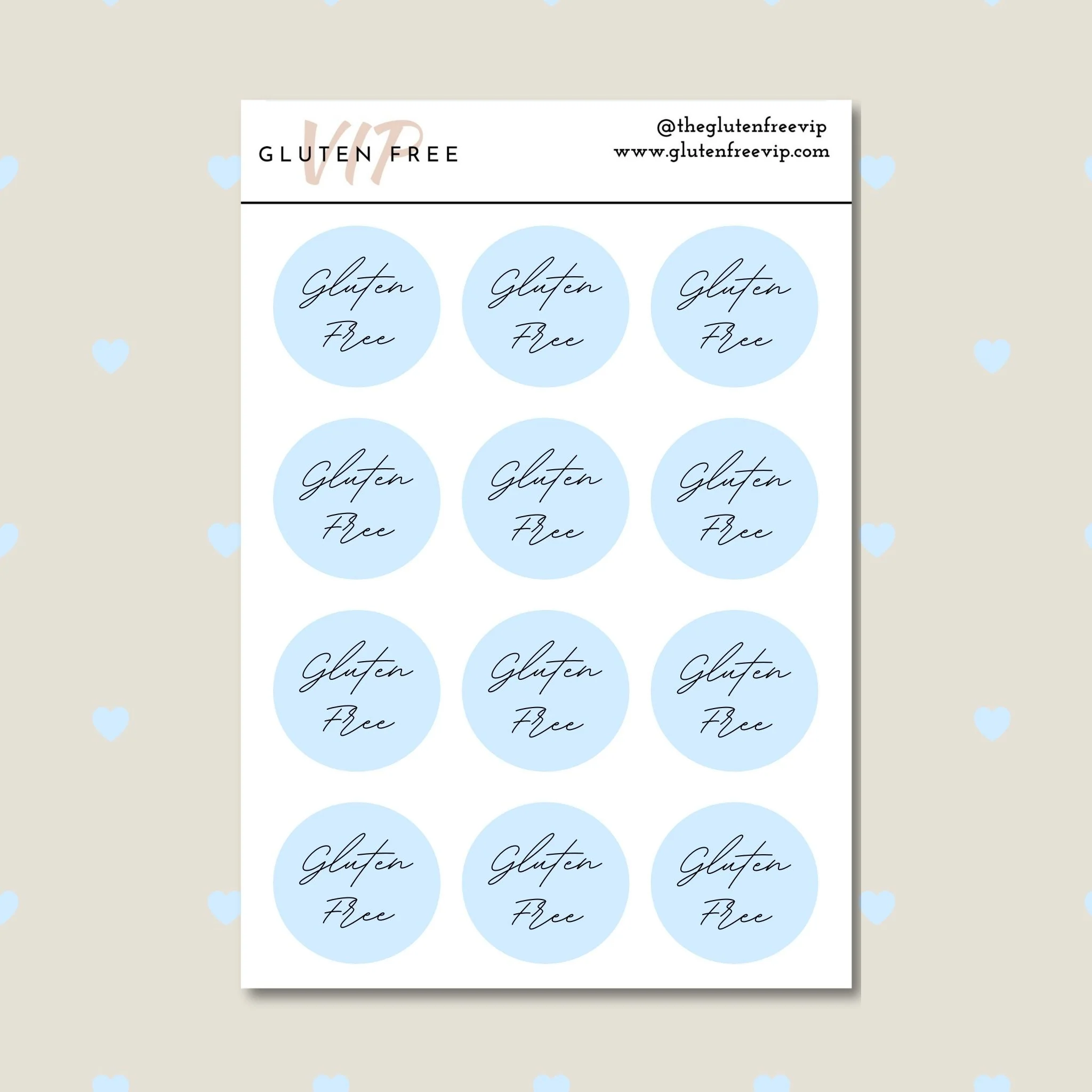 Special Day Gluten Free Labels