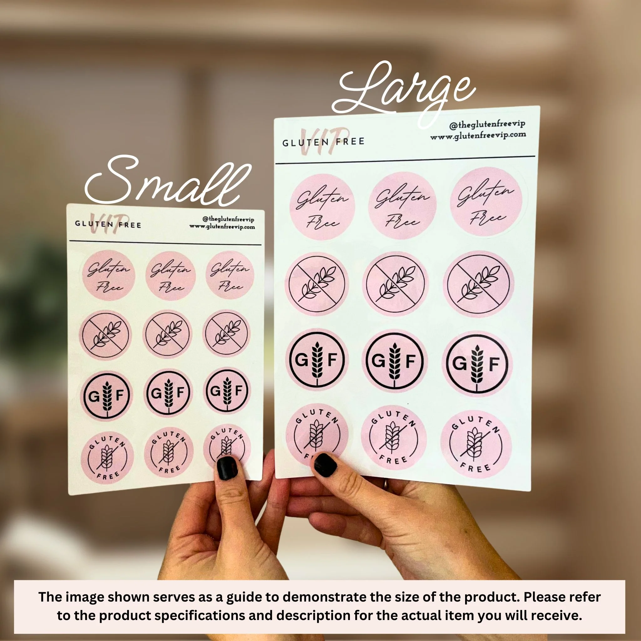 Celiac Safe Special Day Labels