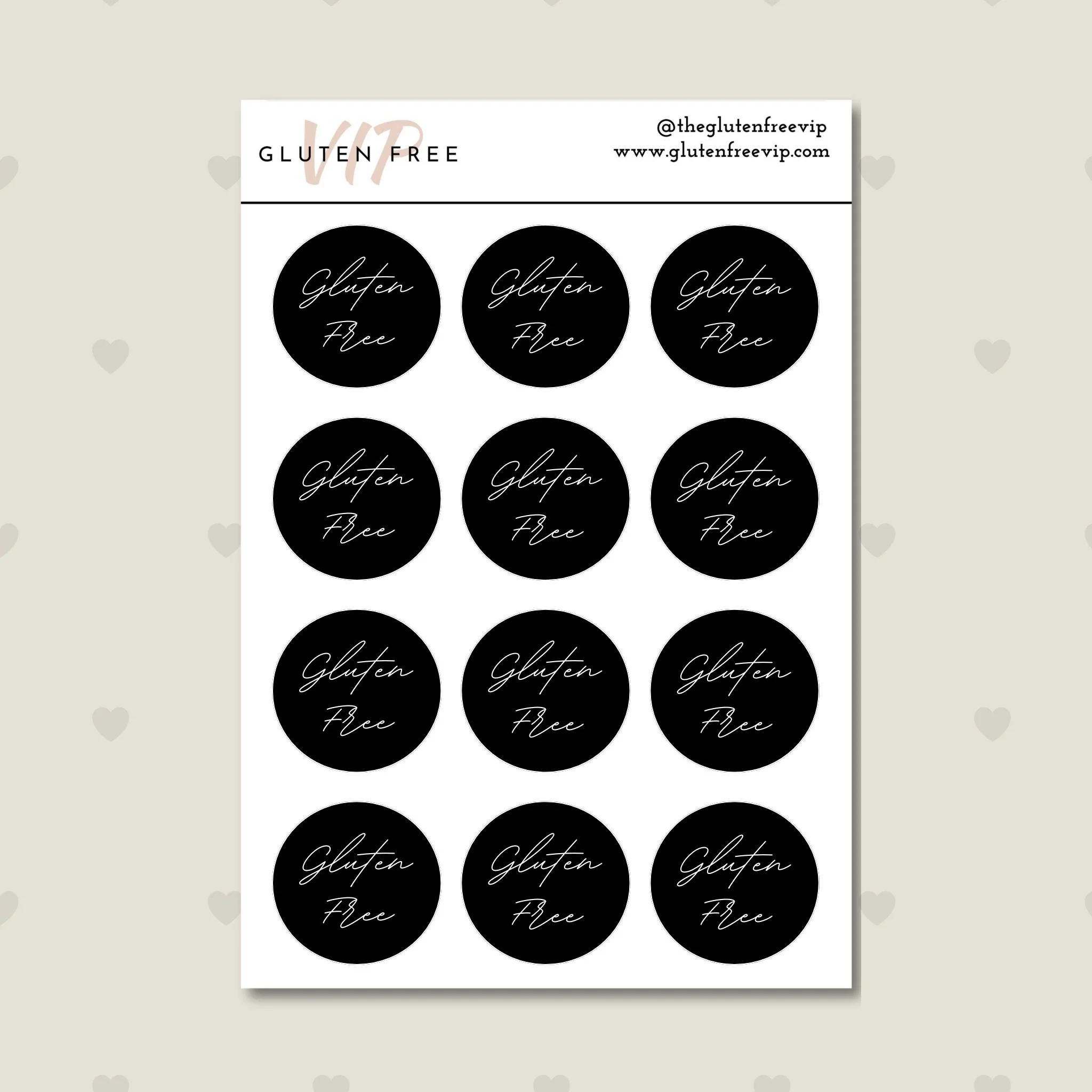 Special Day Gluten Free Labels