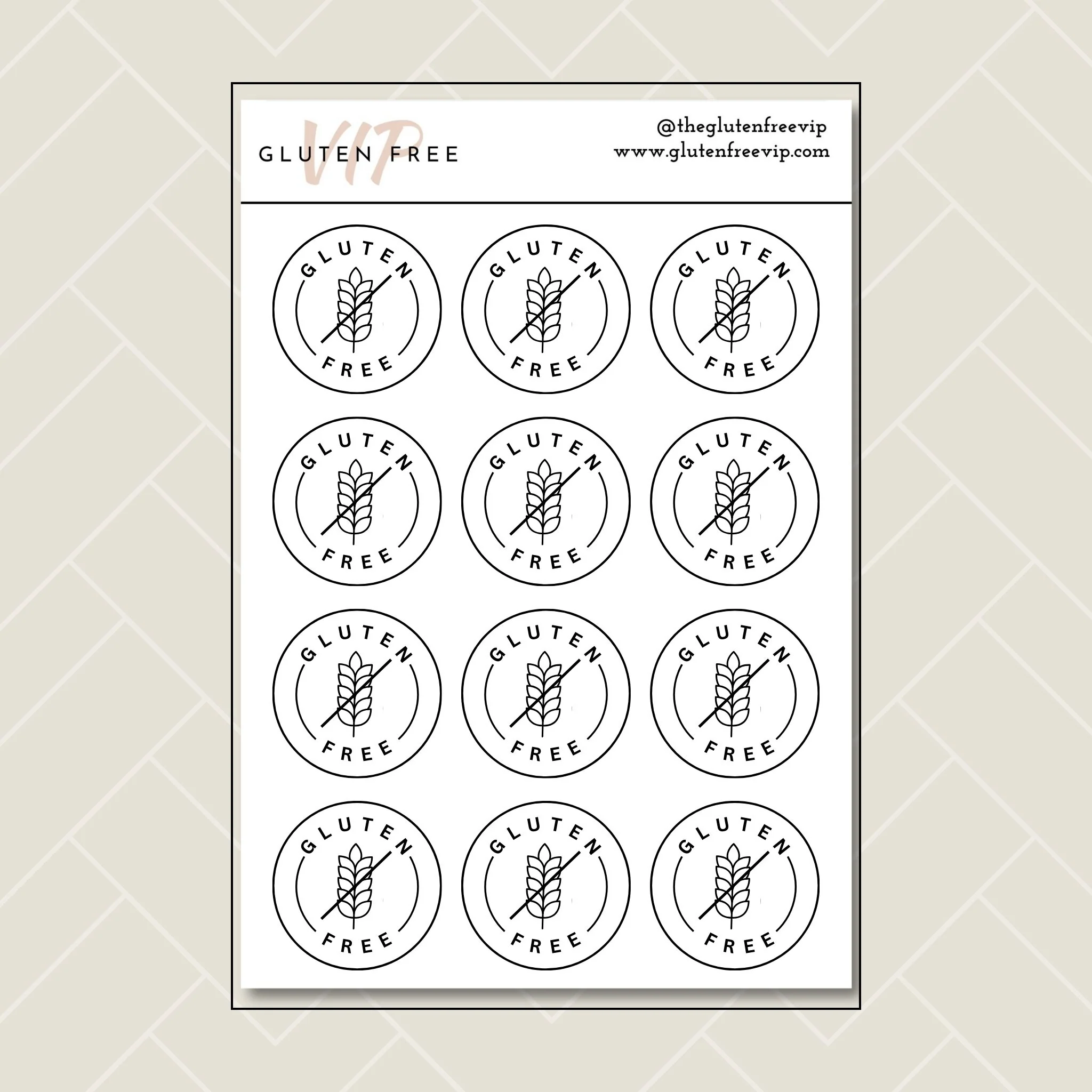 Simple Solutions Gluten Free Labels